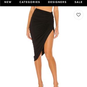 Lovers & friends black midi skirt w tags size medium